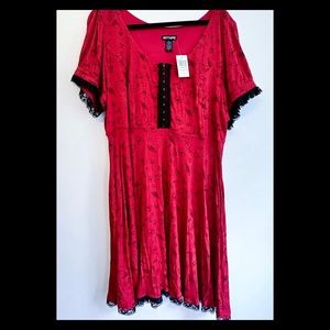 Hot Topic Hook and Eye Front Dress - 2X